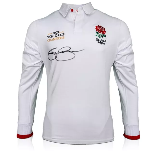 England-Rugby-Trikot, signiert von Jason Robinson