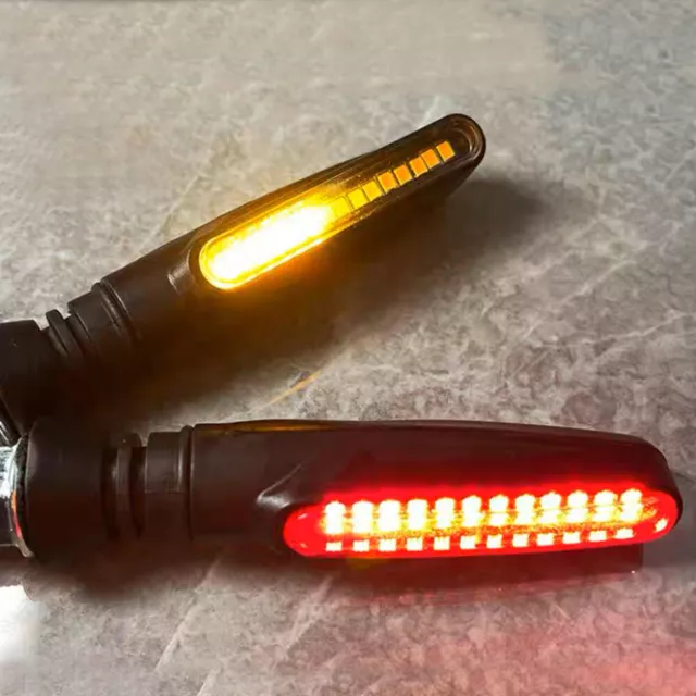 12V LED-Tagfahrlicht-Blinker Doppelfunktions-Blinker Für Motorräder