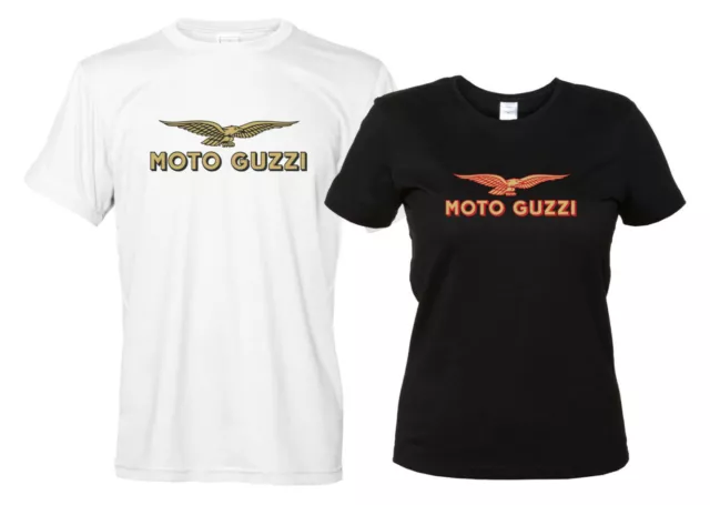 Moto Guzzi Maglietta Tributo T-shirt Motocicletta Motociclista personalizzata