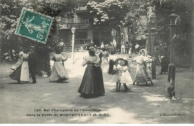 95 Montmorency #Mk33170 Bal Champetre De L Ermitage Dans Le Foret De Montmorenc