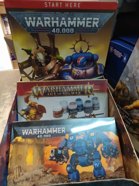 Warhammer 40k 2nd edition STARTER SET, Complete but NO MINIATURES [ENG,  1992]