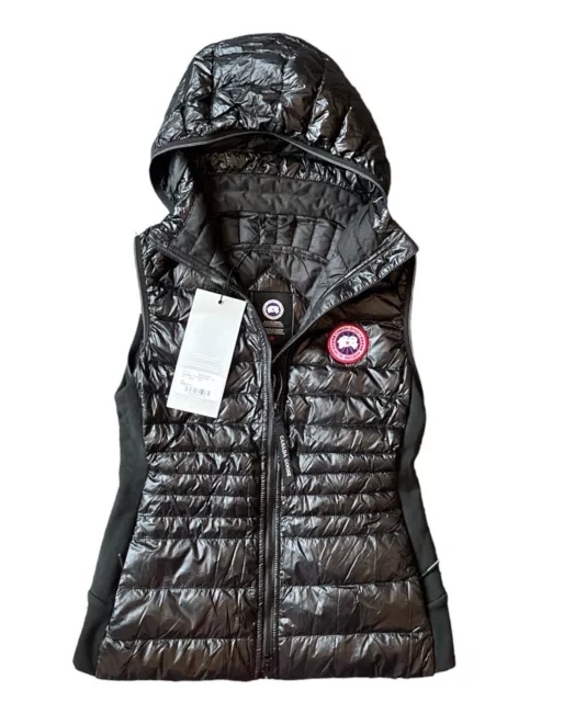 CANADA GOOSE Women Hybridge Lite Hooded Vest Black Authentic NWT 2715L