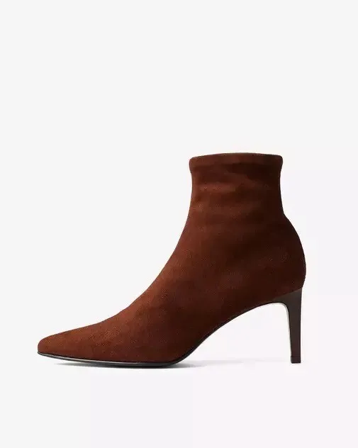 Rag & Bone NIB Beha Leather Stretch Boots In Mahogany Suede Size: 39 (US 9)