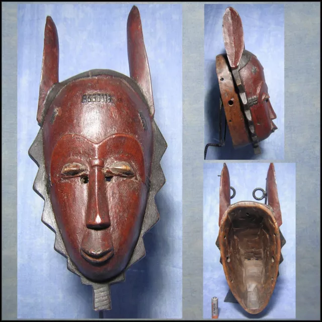 MASQUE GOURO rci AFRICANTIC art premier africain ancien african mask Afrique