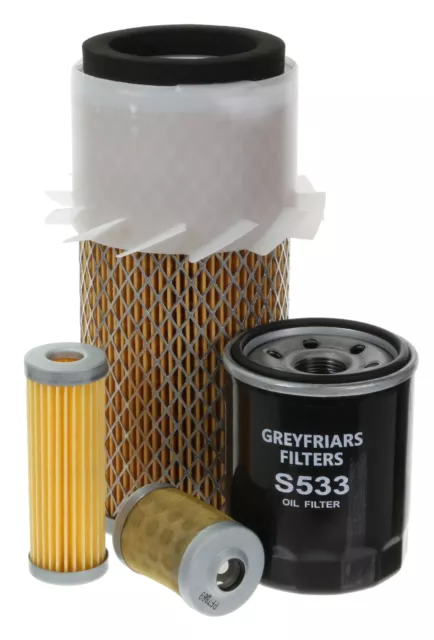 500 Hour Filter Service Kit for Hanix H 12 A Mini Excavator