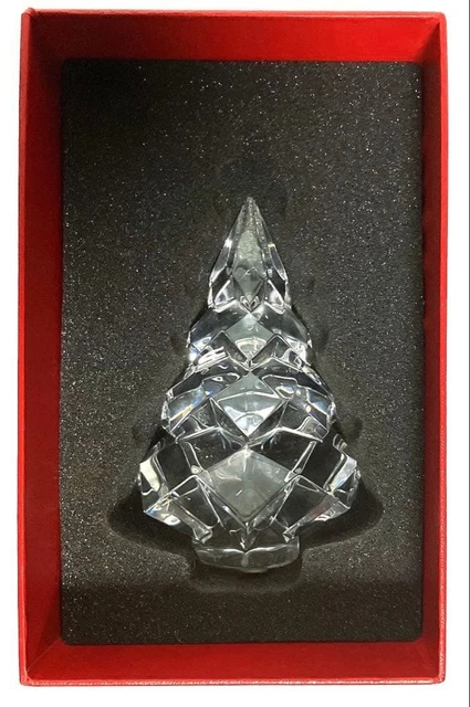 BACCARAT NOEL CHRISTMAS Tree Crystal Figurine Glass Object with