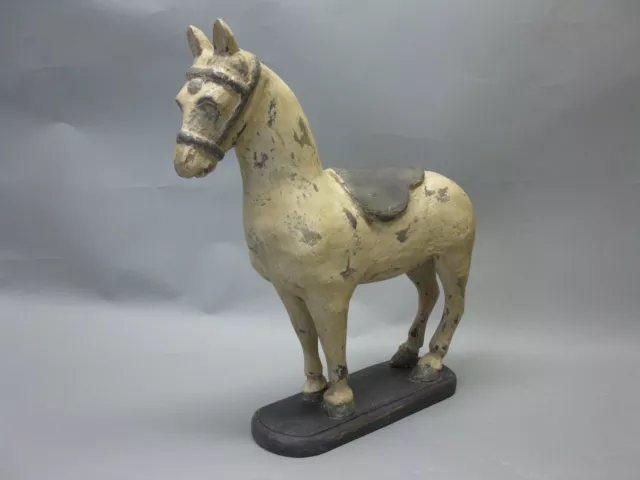 Holzpferd Schaukelpferd Karussellpferd  Pferd  44 cm 2