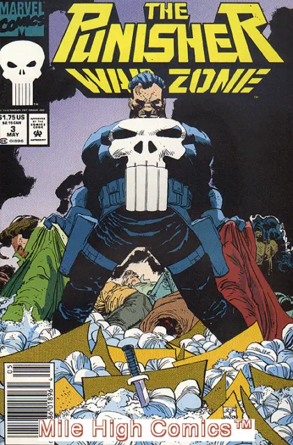 PUNISHER WAR ZONE (1992 Series) #3 NEWSSTAND Very Fine Comics Book
