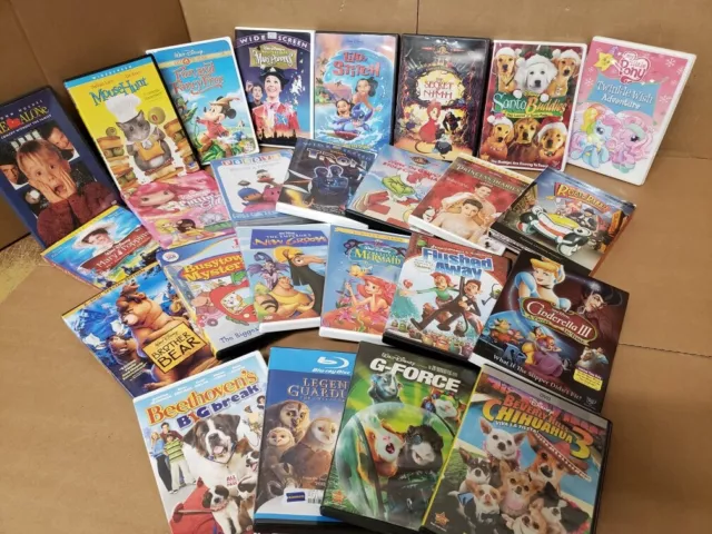 Lot of 10 DVD Cartoon Family Children Classic Animated Kids Disney Movie RANDOM 3