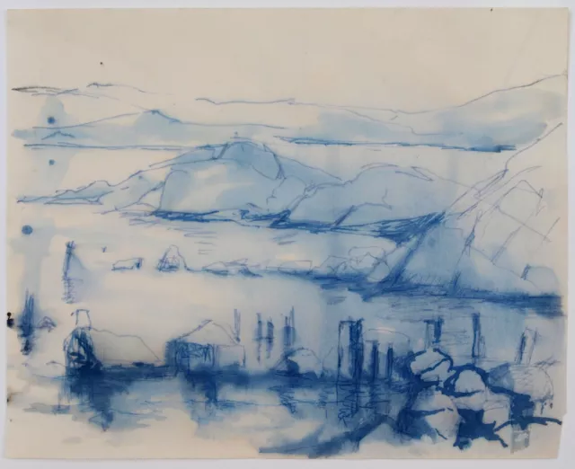 Elspeth Buchanan (1915-2011) 7 x Scottish landscape ink drawings 2