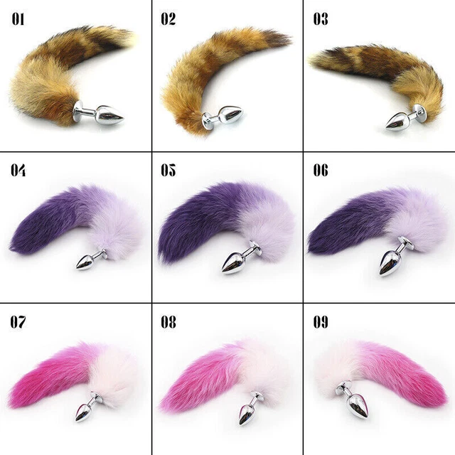 FAUX FOX TAIL Plug Anal Butt Stopper Stainless Steel Cosplay Party Gay Toy  4.80 - PicClick UK