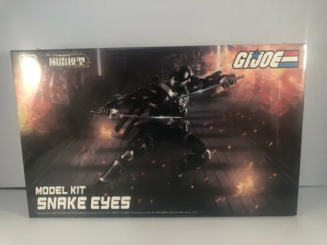 Flame Toys Furai GI Joe Snake Eyes 6 Inch Action Model Kit Brand New ~ Sealed