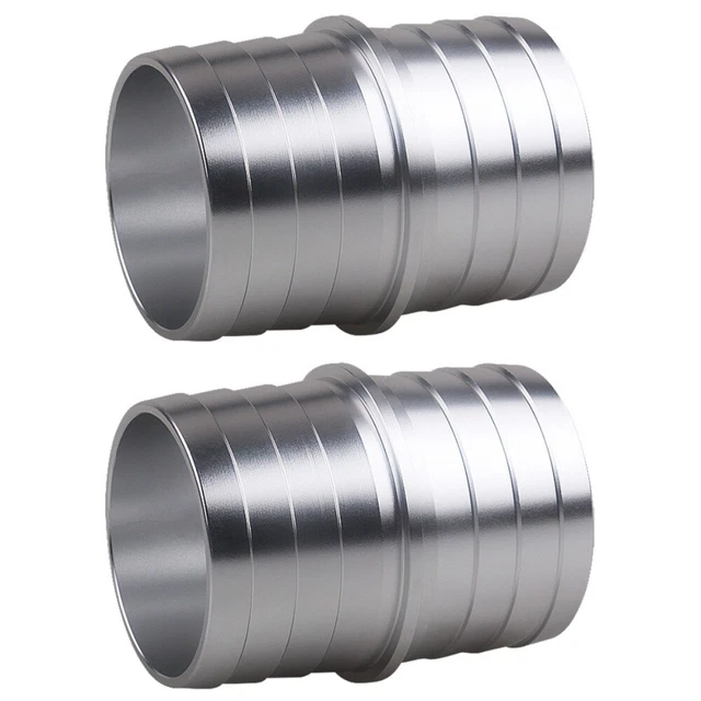 2 Count Raccord Cannelé De 1-1/2" À Épissure Tube Vapeur Adaptateur