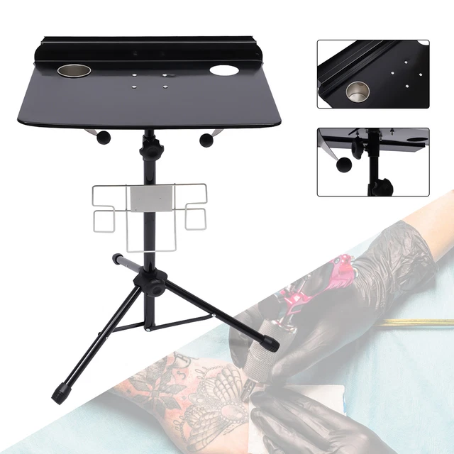 Table D'entraînement Réglable Pour Vélo Ou Tapis - Bureau Avec Roulettes, Porte-gobelet, Support Tablette