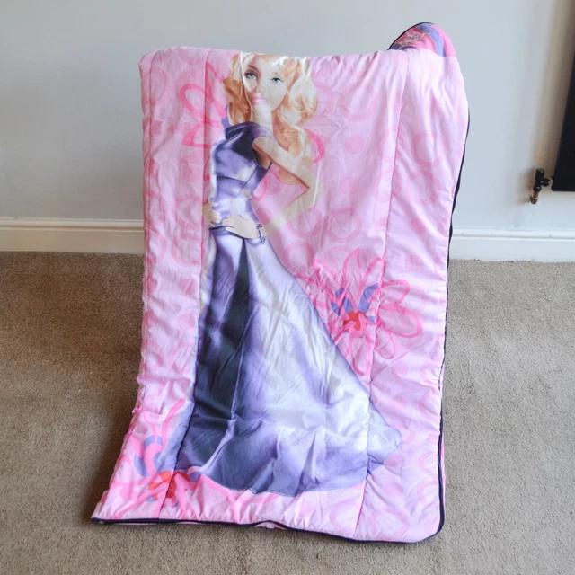 Barbie Design Junior Sacco a pelo bambini, Rosa 70cm x 135cm