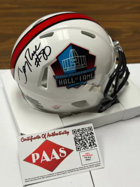 JERRY RICE San Francisco 49ers Signed Autographed HOF Mini Helmet | COA