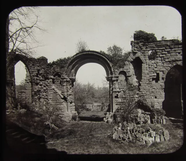 GWW Glas Magic Lantern Rutsche ST JOHNS PRIORY C1890 CHESTER