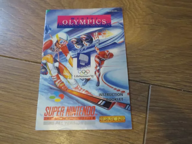 Inverno Olimpiadi Lillehammer '94 - Snes - super nintendo - Manuale