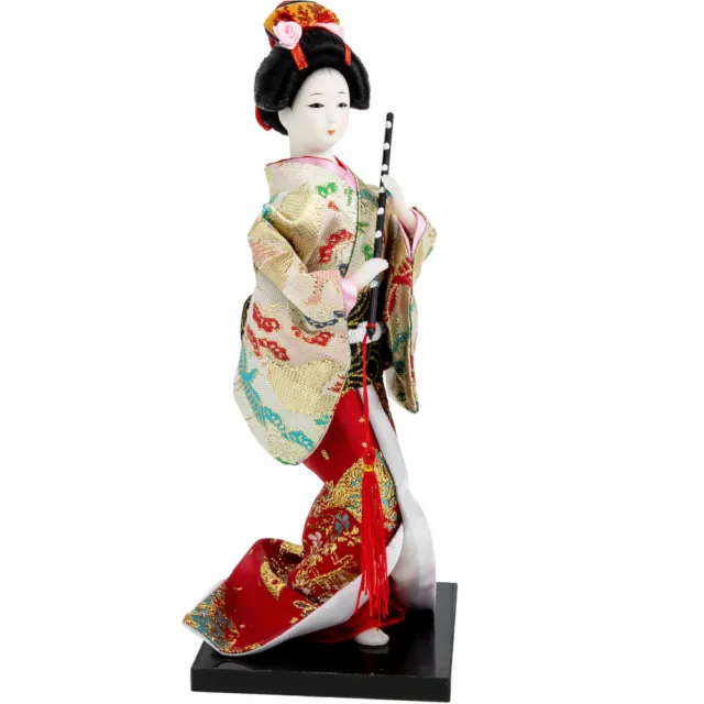 Sculptures Décor À La Maison Ornements De Poupée Geisha Ancien