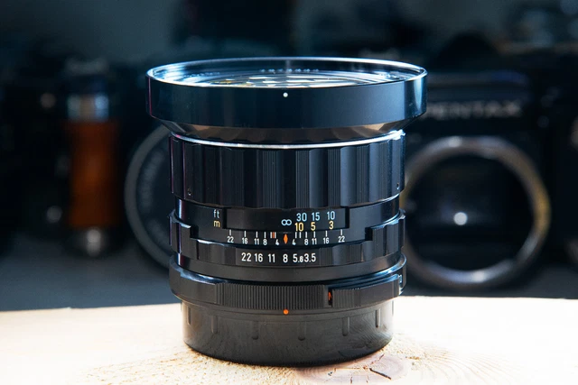 Asahi Pentax 6x7 67 SMC Takumar 6x7 55mm f3.5 lens EXE++