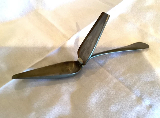 Pre-Gibson not. 1820 French Pewter Covered Medicine Spoon