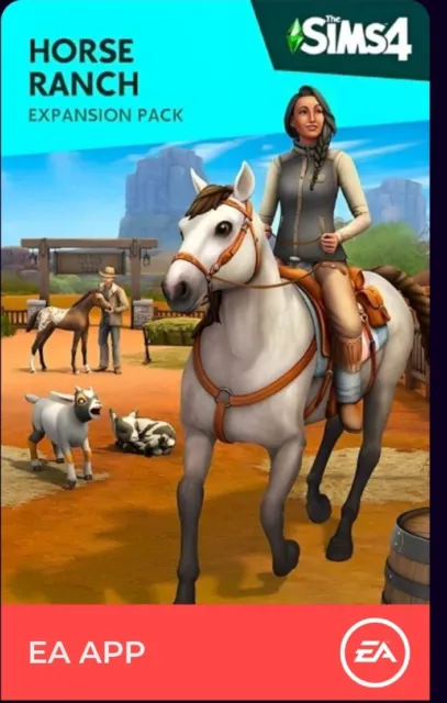 THE SIMS 4 : HORSE RANCH EXPANSION PC/MAC EA App Code