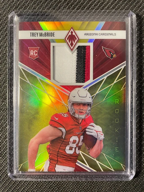 Trey McBride 2022 Panini Phoenix Gold RC Patch Parallel #02/50 Cardinals