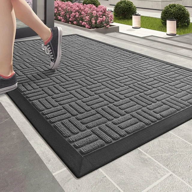Dirt Trapper Barrier Door Mat Heavy Duty Non-Slip Entrance Rug Shoes Scraper Mat