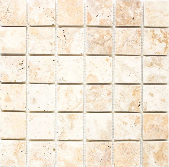 Bordure En Pierre Naturelle Travertine – Crayon Gris Antique 30.5x1.5cm – Mat Et Résistant Au Gel