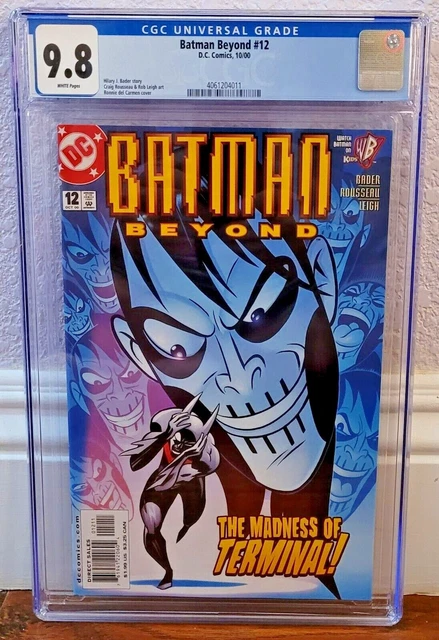 Batman Beyond #12 (10/00) ~ Cgc 9.8 ~ White Pages ~ Dc Comics ~ Animated