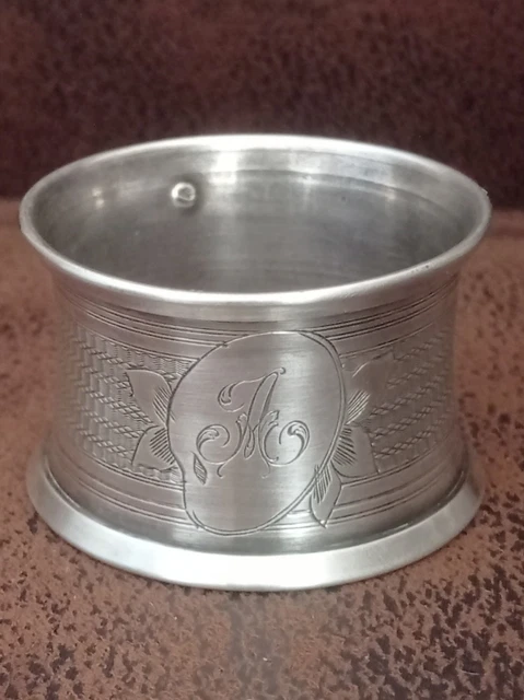 Ronds De Serviettes En Argent Massif