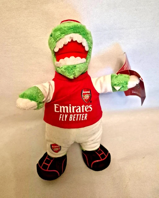 ARSENAL SMALL ECO Gunnersaurus Soft Plush Toy Mascot Approx. 28cm / 11 ...