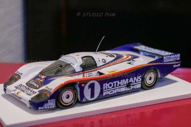 Porsche 935 K3 N°60 Charles Ivey Racing 24h Du Mans 1982 - Miniature 1/43 Record (résine, Bleue)