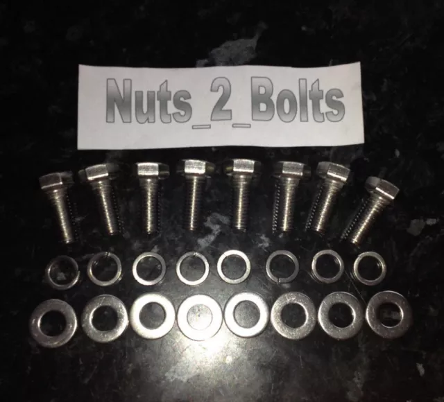 ZETEC STAINLESS inlet manifold Bolts for bike carbs T /  bodies Mk1 Mk2 Escort