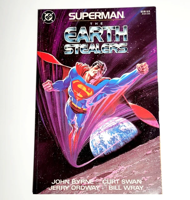 Superman The Earth Stealers #1 TPB 1988 One-Shot  John Byrne Curt Swan VF+/NM-