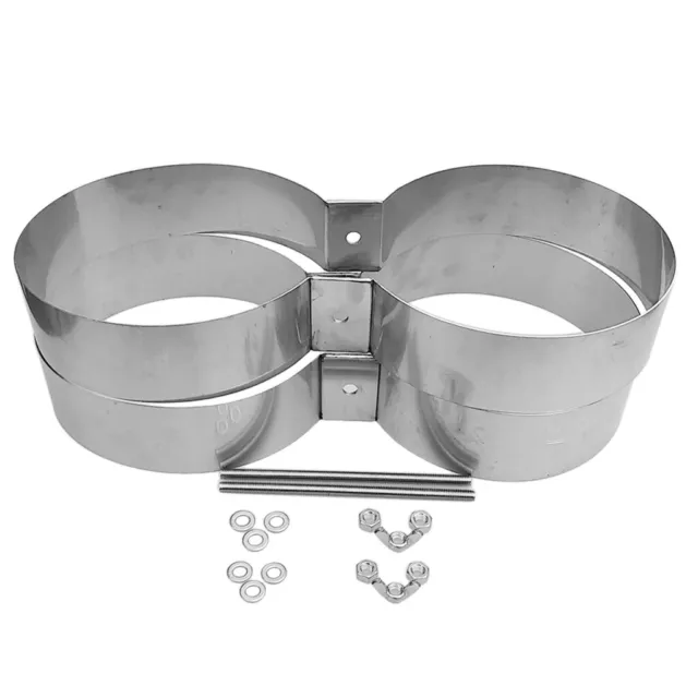 Stainless Steel Double Scuba Diving Cylinder Tank Bands for Various Size