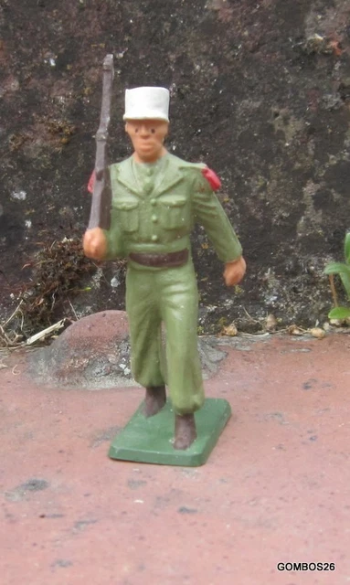 Figurine Starlux Vintage - Soldat Légionnaire Debout Avec Baïonnette (Occasion)