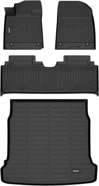 for Hyundai Ioniq 5 Floor Mats All-Weather Protection (2022-2024 Fixed Console)