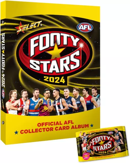 2024 AFL Footy Stars Collector Card Binder Album