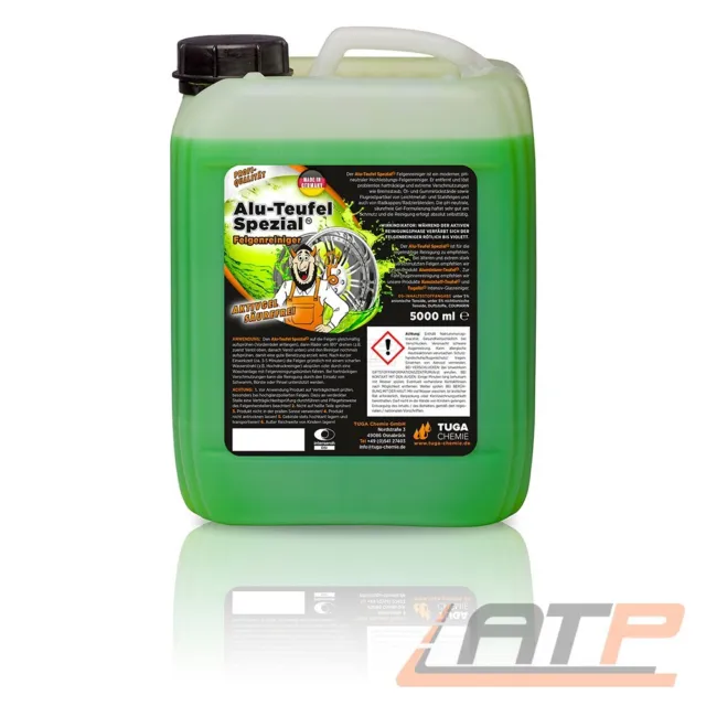 Tuga Chemie 5 L Liter Alu-Teufel Spezial®  Felgenreiniger Alu Felgenpflege Grün 2