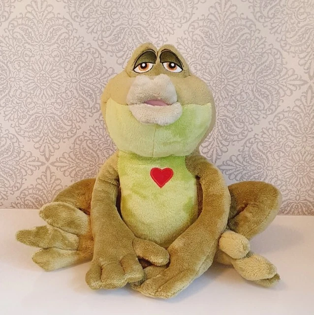DISNEY PRINCESS the Frog Talking & Kissing Prince Naveen Plush Soft Toy
