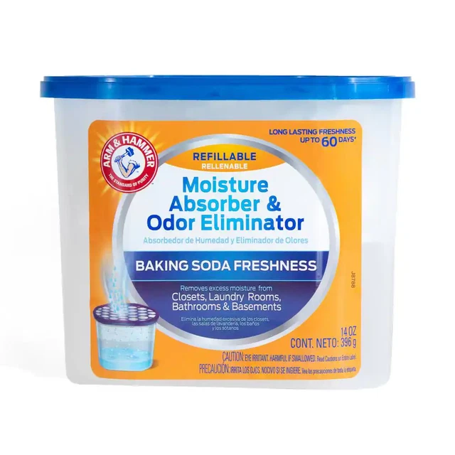 14 Oz. Refillable Moisture Absorber, Fragrance Free | (NEW) (FREE SHIPPING)
