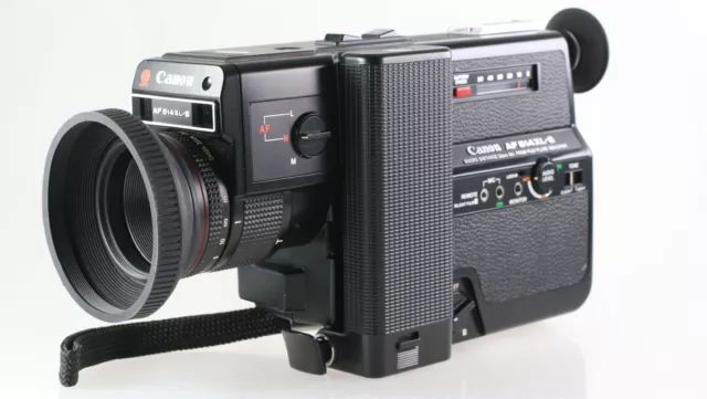Canon AF 514XL-S Super 8 8mm Fotocamera - Canon Lente C8 9-45mm 1.4 Macro