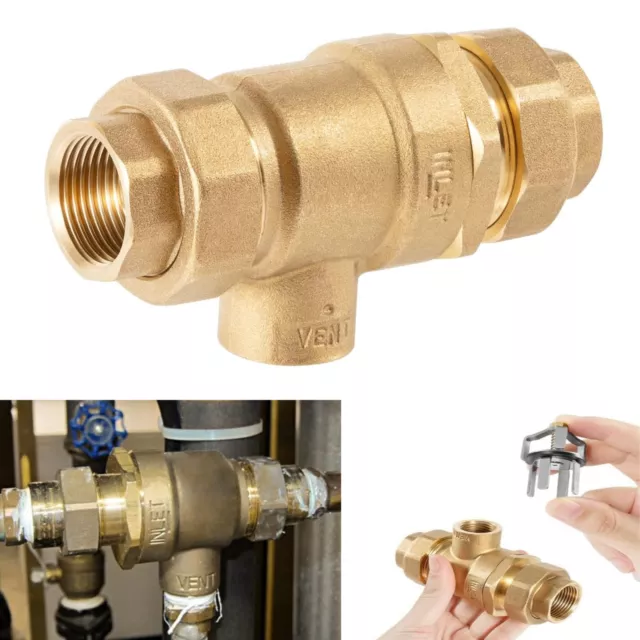 9D-M2 Backflow Preventer Dual Check Valve w/ Intermediate Atmospheric Vent 3/4"