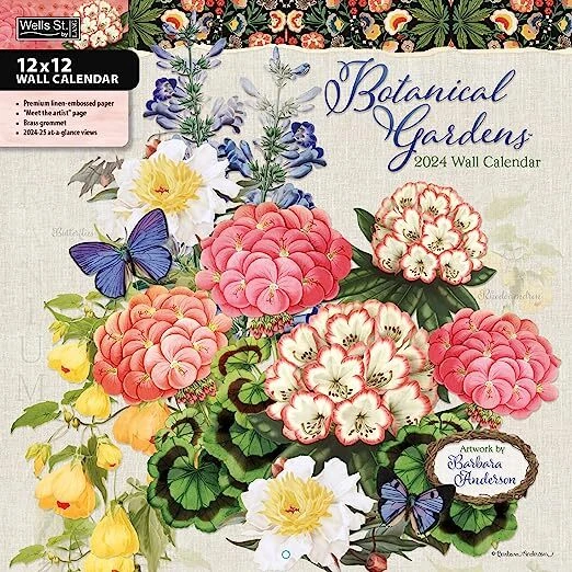 BOTANICAL GARDENS 2024 Wall Calendar Brand New 01729 14.95 PicClick