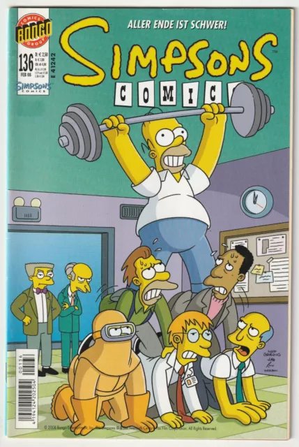 ✪ SIMPSONS COMICS #136, Panini/Bongo Comics 2008 COMICHEFT Z1/1-