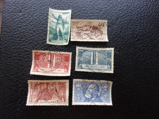 FRANCE - timbre yvert/tellier n° 314/319 obl (CYN30)