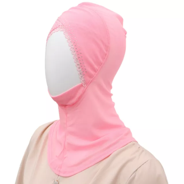 Frauen Einstellbare Muslim Hijab Neck Cover Schal Motorhaube Innere Hijab Cap