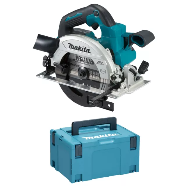 MAKITA DHS660ZJ Sierra Circular Pila 165mm 18V LXT Brushless Cuerpo Makpac