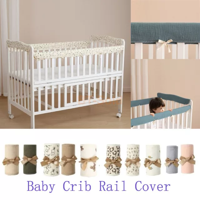 SALE - Baby Cot Rail Cover Crib Teething Pad Guard Padded Soft Bumper Protector